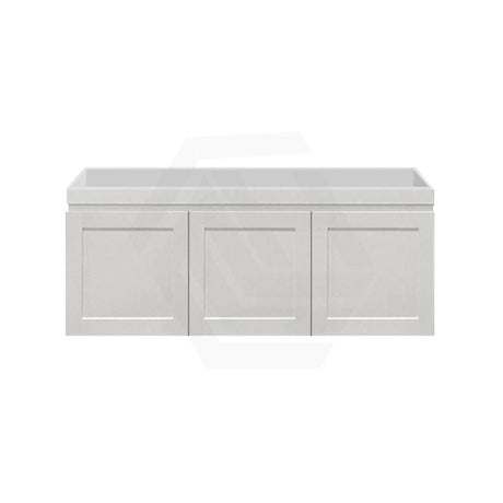 600-1500Mm Miami Wall Hung Bathroom Floating Vanity With Left / Right Drawers Matt White Shaker
