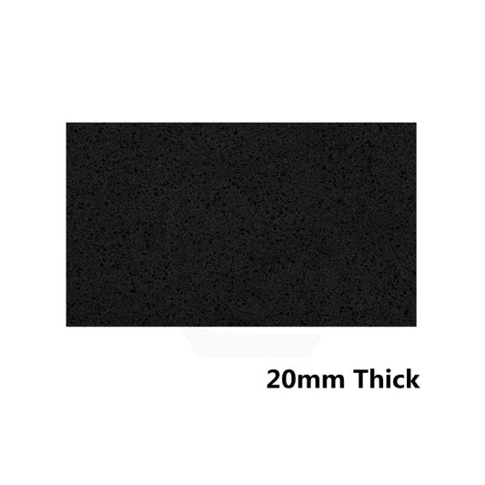 Gloss Ink Black Stone Top For Above Counter Basins 600/750/900/1200/1500/1800Mmx460X20Mm Vanity Tops