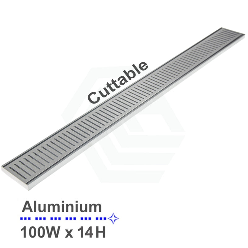 Aluminium Floor Grate Next Generation 14 3000mm Silver