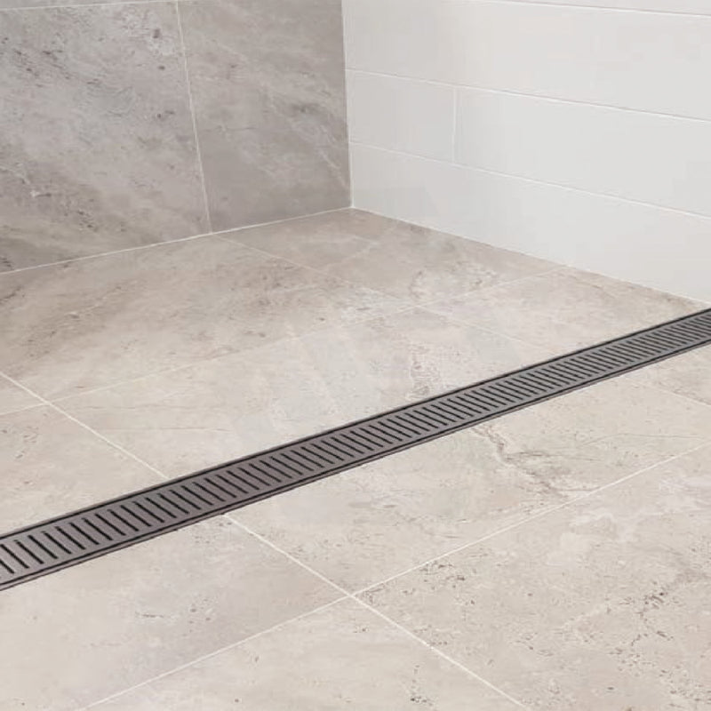300-3000Mm Lauxes Shower Grate Drain Aluminium Next Generation 14 Any Size Indoor Outdoor