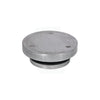 3Monkeez 130Mm Round Vinyl Clear Out 304 Grade Stainless Steel Floor Wastes