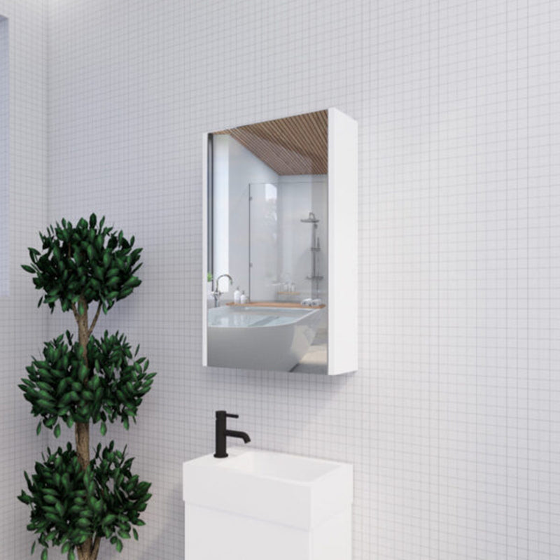 450/600/750/900/1200/1500mm Matt White Mdf Pencil Edge Wall Hung Shaving Cabinet Cabinets
