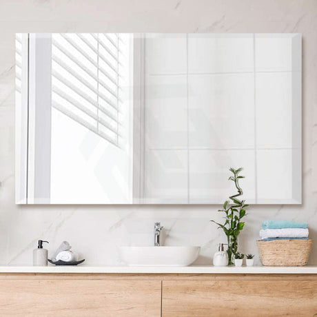 450/600/750/900/1200/1500mm Bathroom Mirror Bevel Edge Vertical Rectangle Square Wall Mounted