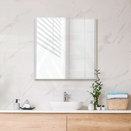 450/600/750/900/1200/1500mm Bathroom Mirror Bevel Edge Vertical Rectangle Square Wall Mounted