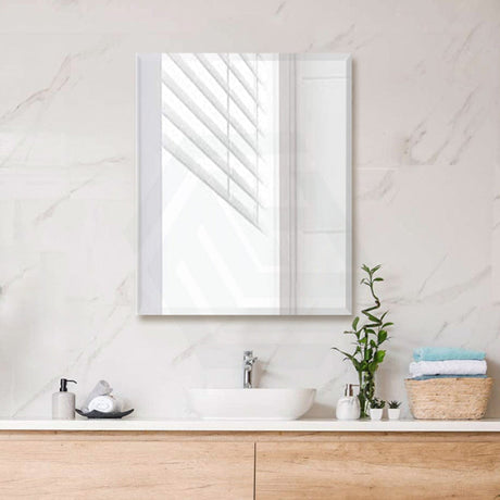 450/600/750/900/1200/1500mm Bathroom Mirror Bevel Edge Vertical Rectangle Square Wall Mounted