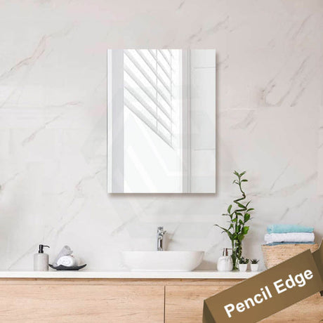 450/600/750/900/1200/1500mm Bathroom Mirror Pencil Edge Rectangle Square Wall Mounted Vertical Or Horizontal