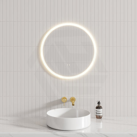 600/700/800Mm Led Mirror Acrylic Strip With Touch-Free Sensor Backlit Round Mirrors