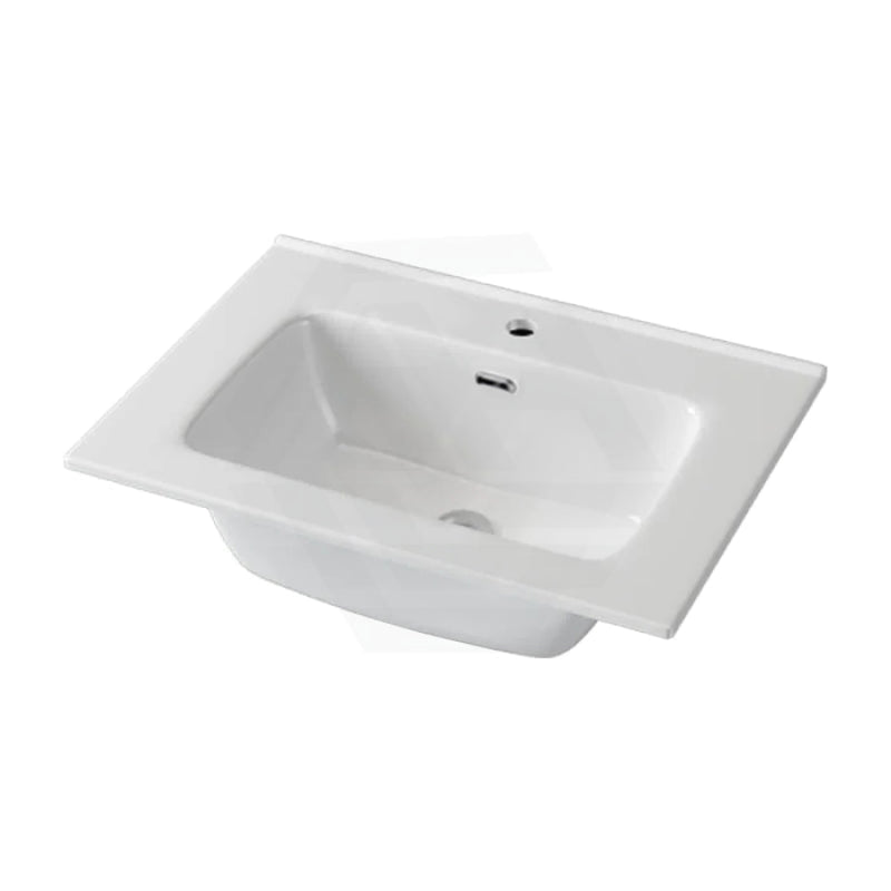610X465X175Mm O Shape Ceramic Top For Bathroom Vanity Single Bowl 1 Or 3 Tap Holes Available Gloss