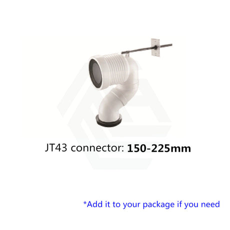 660X395X905Mm Ambulant Toilet Suite Box Rim Back To Wall Back/left And Right Bottom Inlet Default