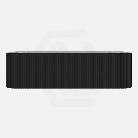 750-1500Mm Bergen Wall Hung Vanity Matt Black Pvc Coating Mdf Board Bathroom Cabinet Vanities