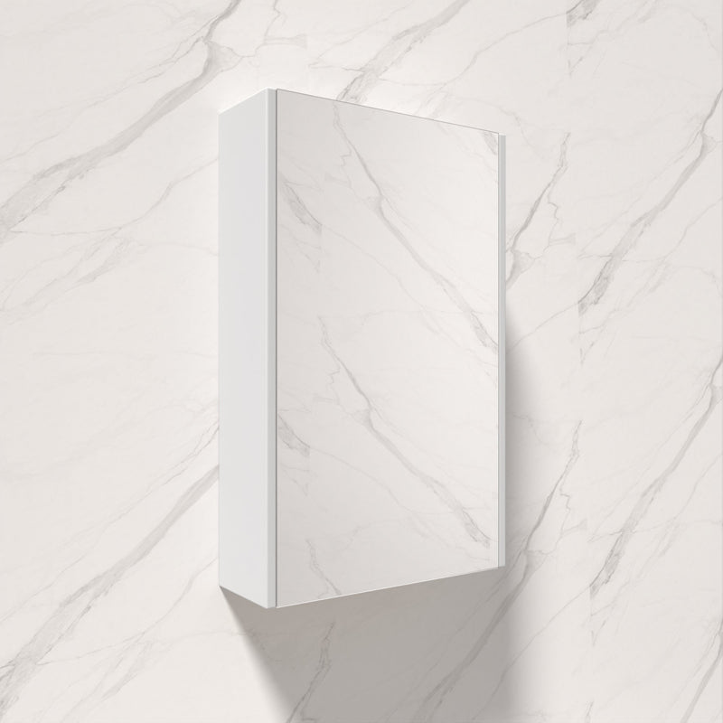450/600/750/900/1200/1500mm Matt White Mdf Pencil Edge Wall Hung Shaving Cabinet Cabinets