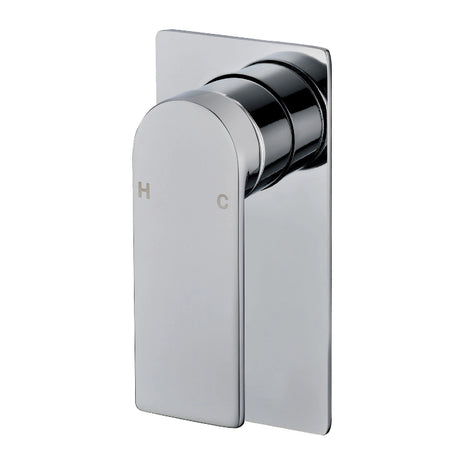 N#1(Nickel) Ruki Solid Brass Brushed Nickel Shower/Bath Wall Mixer Mixers