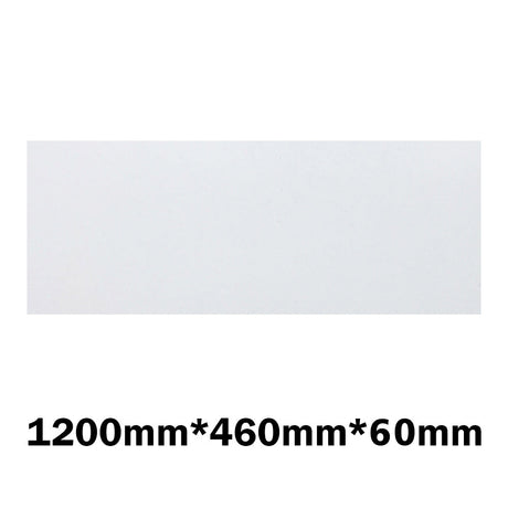 20Mm/40Mm/60Mm Thick Gloss Silk White Stone Top For Above Counter Basins 450-1800Mm 1200Mm X 460Mm