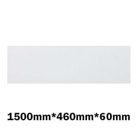 20Mm/40Mm/60Mm Thick Gloss Silk White Stone Top For Above Counter Basins 450-1800Mm 1500Mm X 460Mm