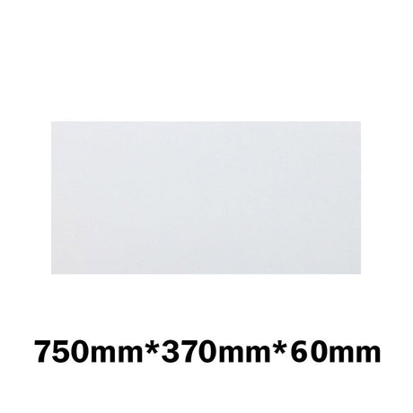 20Mm/40Mm/60Mm Thick Gloss Silk White Stone Top For Above Counter Basins 450-1800Mm 750Mm X 370Mm