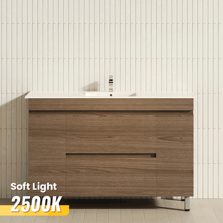 MCH 2-Drawer 2-Door 1200/1500/1800mm Multi-Colour Freestanding Leg Bathroom Vanity