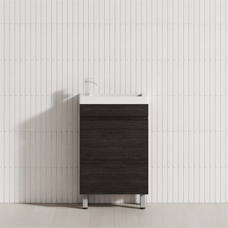 500Mm Freestanding Bathroom Vanity With Legs 1-Door Multi-Colour Cabinet Only Vanities