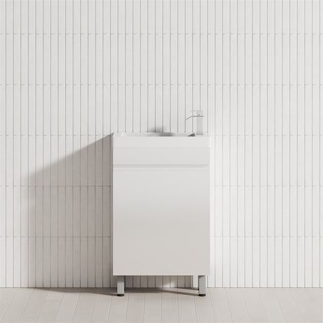 500Mm Freestanding Bathroom Vanity With Legs 1-Door Multi-Colour Cabinet Only Vanities
