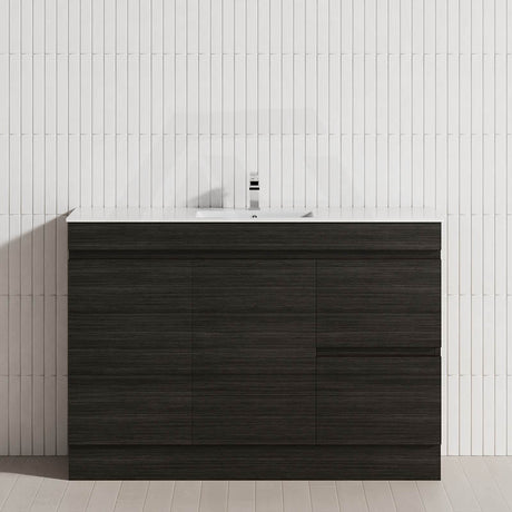 2-Drawer 2-Door 900/1200mm Freestanding Bathroom Vanity Kickboard Single Multi-Colour Cabinet Only