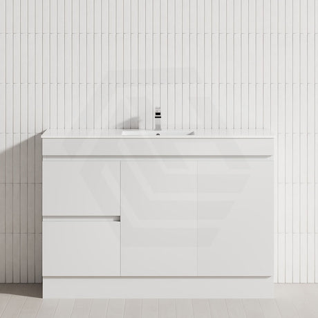 2-Drawer 2-Door 900/1200mm Freestanding Bathroom Vanity Kickboard Single Multi-Colour Cabinet Only