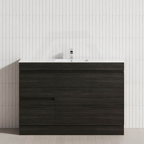 2-Drawer 2-Door 900/1200mm Freestanding Bathroom Vanity Kickboard Single Multi-Colour Cabinet Only