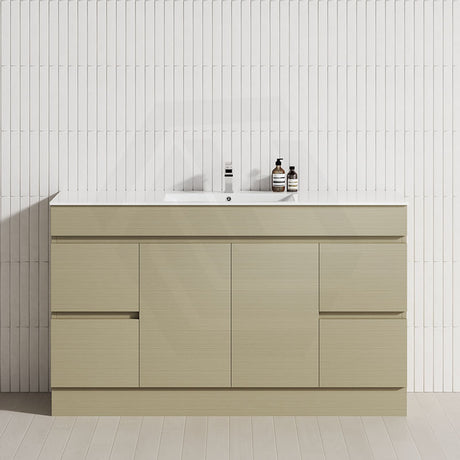 4-Drawer 2-Door 1200/1500/1800mm Freestanding Bathroom Vanity Kickboard Single/Double Multi-Colour Cabinet Only