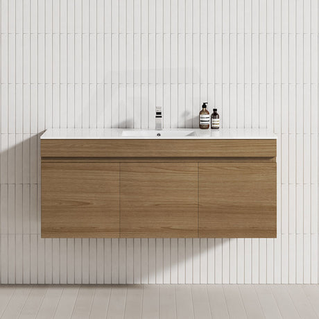 3-Door 900/1200mm Wall Hung Bathroom Floating Vanity Multi-Colour Cabinet Only