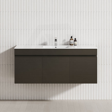 3-Door 900/1200mm Wall Hung Bathroom Floating Vanity Multi-Colour Cabinet Only