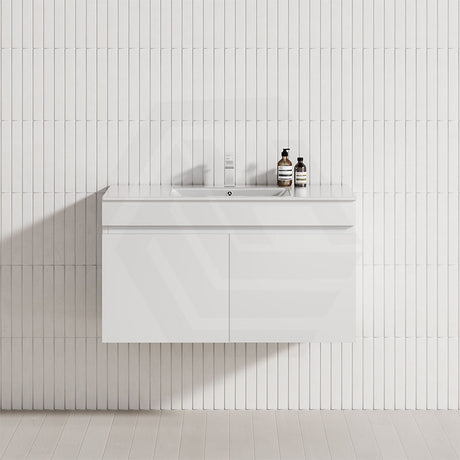 MCH 900mm Matt White Wall Hung Vanity