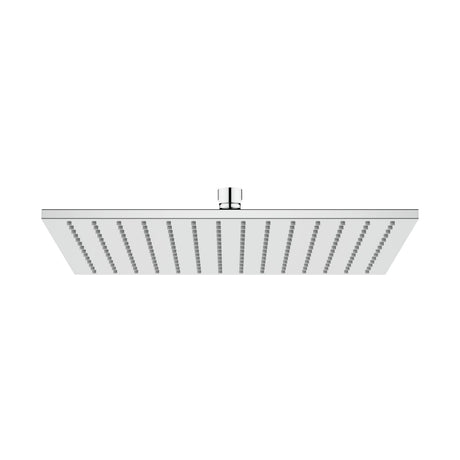 300Mm 12 Inch Solid Brass Square Chrome Led Rainfall Shower Head Heads