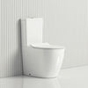 665x380x845mm Bathroom Rimless Tornado Back To Wall Toilet Suite Comfort Height Ceramic