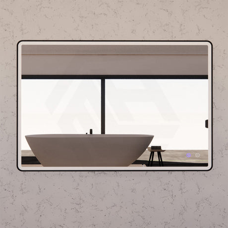 600/750/800/900/1200/1500mm Rectangle Framed LED Mirror Touch Sensor Vertical/Horizontal Variant Colour Available