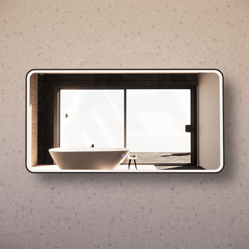 600/750/800/900/1200/1500mm Rectangle Framed LED Mirror Touch Sensor Vertical/Horizontal Variant Colour Available