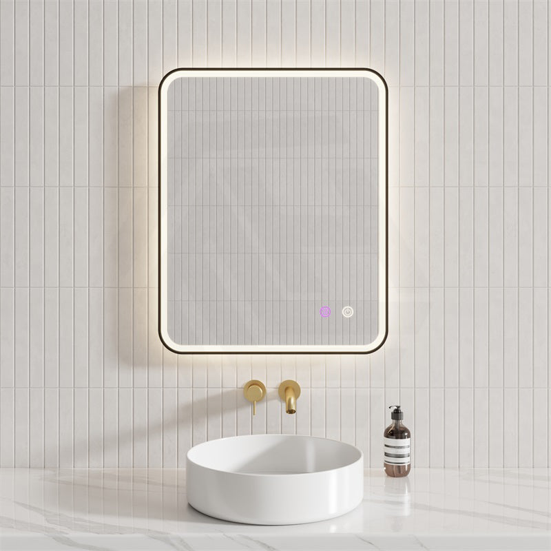 600/750/800/900/1200/1500mm Rectangle Framed LED Mirror Touch Sensor Vertical/Horizontal Variant Colour Available