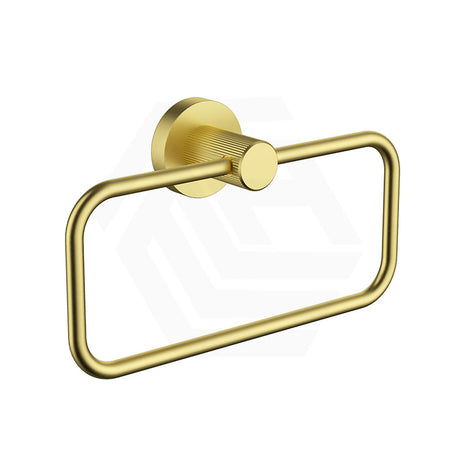 IKON Linie Rectangular Brass Towel Ring Variant Colour Available