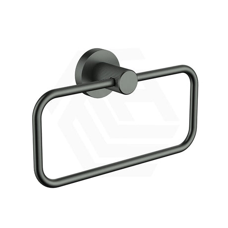 IKON Linie Rectangular Brass Towel Ring Variant Colour Available