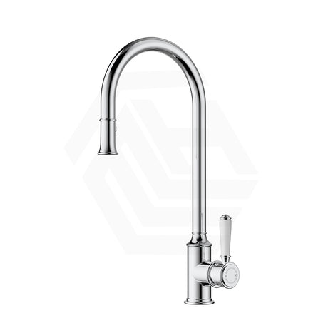 IKON Clasico Pull-out Sink Mixer Tap In Brass/Ceramic Handle Available In Colors