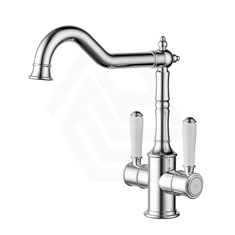 IKON Clasico Sink Mixer Twin With Ceramic Handle Variant Colour Available