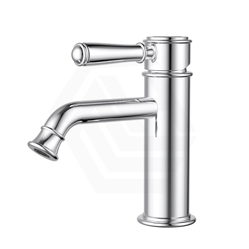 IKON Clasico Brass Short Basin Mixer Variant Colour Available/Ceramic Handle