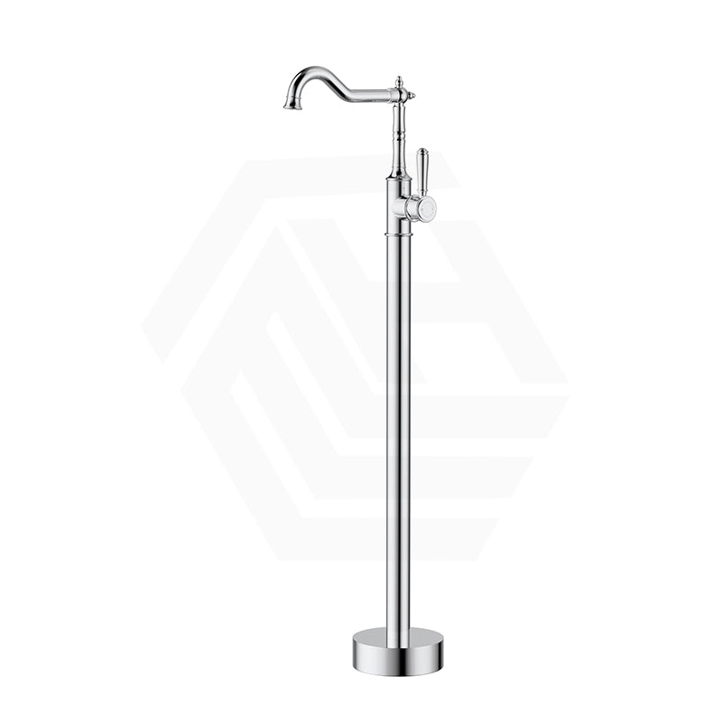 IKON Clasico Floor Mounted Bath Mixer Swivel Spout with Brass/Ceramic Handle Variant Colour Available