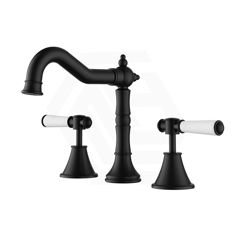 IKON Clasico Brass Basin Tap Set with Ceramic Handle Variant Colour Available