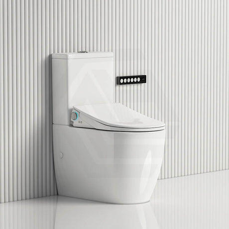 Lafeme Extra Height Rimless Tornado Back To Wall Toilet Suite S/P Trap With Multi-Functional Smart