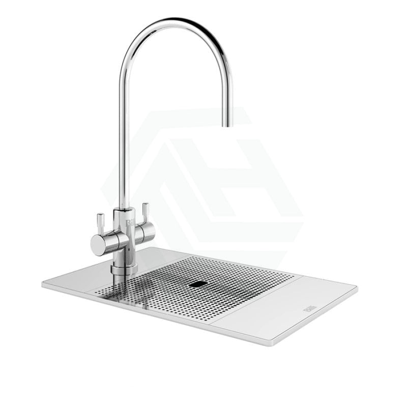 Billi Chilled & Sparkling Water On Tap B3000 With Dual Levered Slimline Dispenser Chrome Filter Taps