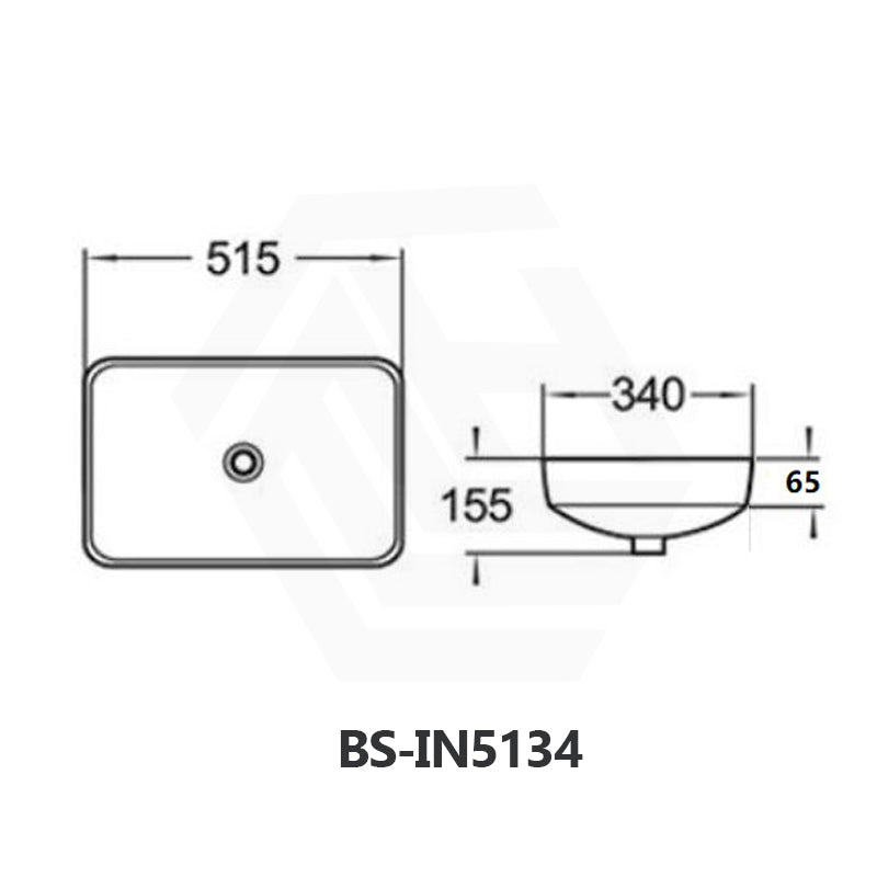 150mm Gloss Black Swan Stone Top Calacatta Quartz with Inset Basin