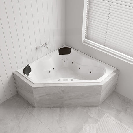 Broadway Alcazar Spa Bathtub 1510X1510X500Mm Corner Drop-In Tub With Jets Baths
