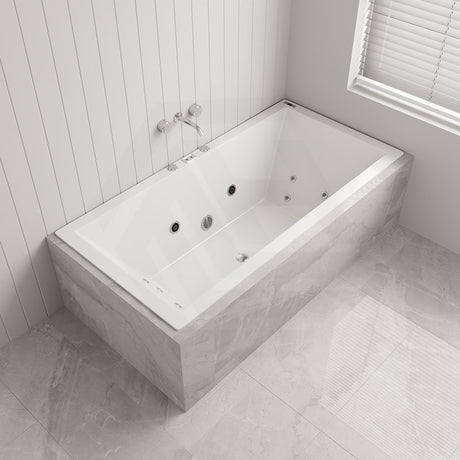 Broadway Catolina Spa Bath 1550/1680/1800X840X480/500Mm Rectangula Drop-In Tub Rectangular Baths