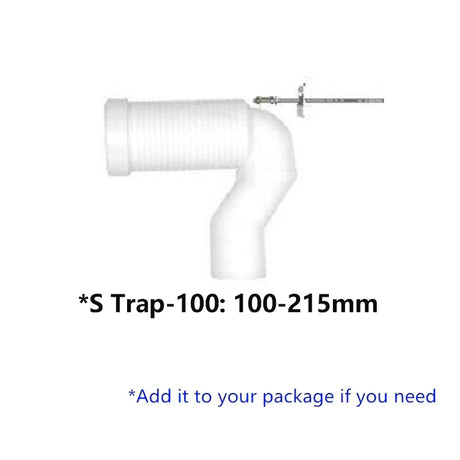 680X360X820Mm Kasey Ceramic Black Box Rim Back To Wall Faced Toilet Suite Back/left And Right Bottom