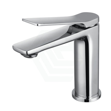 Aquaperla Rushy Solid Brass Short Basin Mixer Tap Vanity Tap Chrome/Black Colour