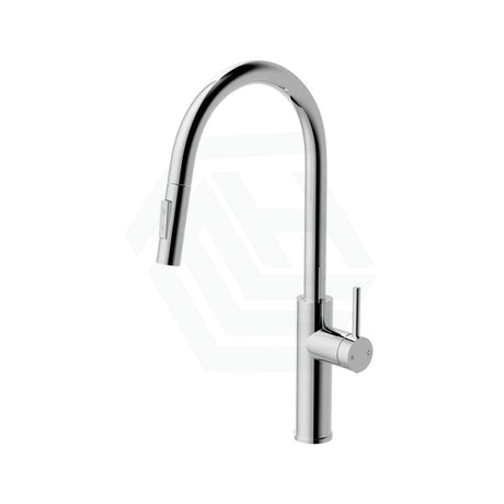 Chrome Solid Brass Round Mixer Tap With 360° Swivel And Pull Out Spray Option For Kitchen Sink Mixers