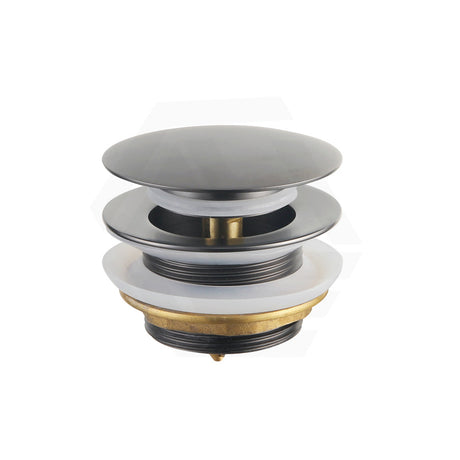 40mm Solid Brass Bathtub Mushroom Pop Up Waste Drain NO Overflow Colours Available